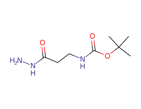 Molecular Structure of 42116-56-3 (tert-butyl 3-hydrazinyl-3-oxopropylcarbaMate)