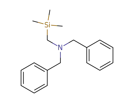 Molecular Structure of 109202-53-1 (Benzenemethanamine, N-(phenylmethyl)-N-[(trimethylsilyl)methyl]-)