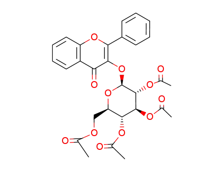 2-phenyl-4H-chromen-4-one-3-O-2,3,4,6-O-tetraacetyl-β-d-glucopyranoside