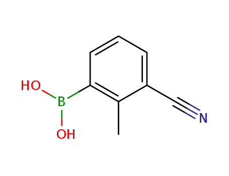 3-시아노-2-메틸페닐보론산
