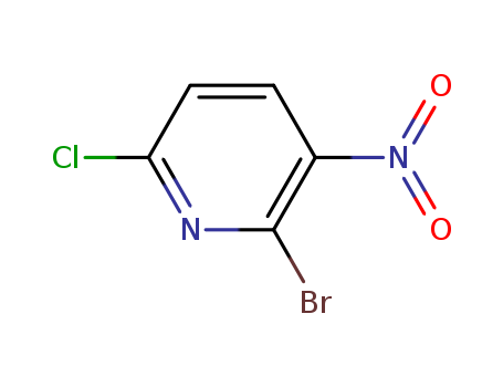 Pyridine,2-bromo-6-chloro-3-nitro- cas  91678-23-8