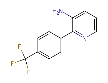 Molecular Structure of 886508-05-0 (2-{4-(trifluoromethyl)phenyl}-3-pyridinamine)