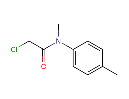 Molecular Structure of 82577-42-2 (Acetamide, 2-chloro-N-methyl-N-(4-methylphenyl)-)