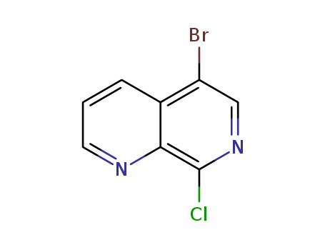 5-Bromo-8-chloro-1,7-naphthyridine cas  909649-06-5