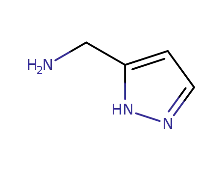 Molecular Structure of 1037364-03-6 (2H-Pyrazol-3-yl-MethylaMine)