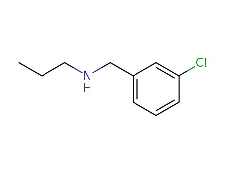 Molecular Structure of 39190-98-2 (N-(3-chlorobenzyl)-N-propylamine)