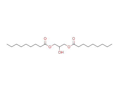 Molecular Structure of 13412-13-0 (Nonanoic acid, 2-hydroxy-1,3-propanediyl ester)