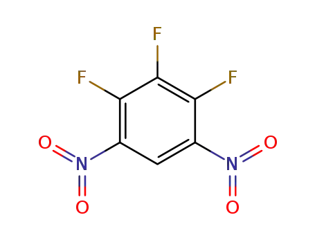 Molecular Structure of 55346-93-5 (1,2,3-Trifluoro-4,6-dinitrobenzene)