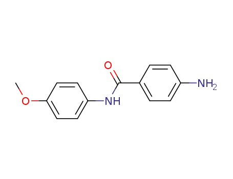 Molecular Structure of 891-35-0 (4-AMINO-N-(4-METHOXY-PHENYL)-BENZAMIDE)