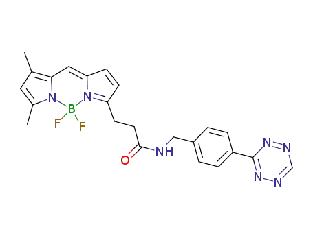 N-(4-(1,2,4,5-tetrazin-3-yl)benzyl)-3-(5,5-difluoro-7,9-dimethyl-5H-4λ<sup>4</sup>,5λ<sup>4</sup>-dipyrrolo[1,2-c:2′,1′-f][1,3,2]diazaborinin-3-yl)propenamide