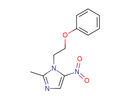 Molecular Structure of 16156-92-6 (2-methyl-5-nitro-1-(2-phenoxyethyl)-1H-imidazole)