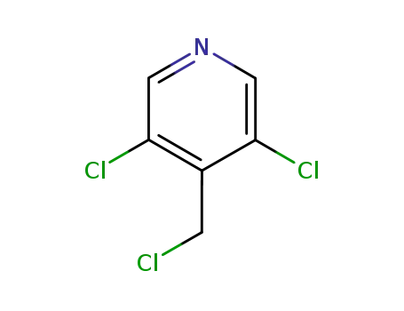 Molecular Structure of 264123-70-8 (3,5-Dichloro-4(chloroMethyl)pyridine)