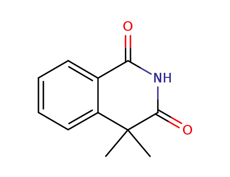 Molecular Structure of 5488-36-8 (4,4-dimethylisoquinoline-1,3(2H,4H)-dione)