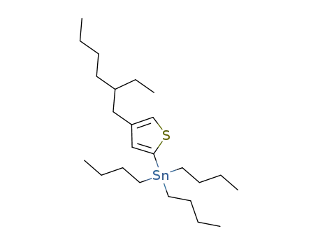 Molecular Structure of 886746-54-9 (tributyl-[4-(2-ethyl-hexyl)-thiophen-2-yl]-stannane)