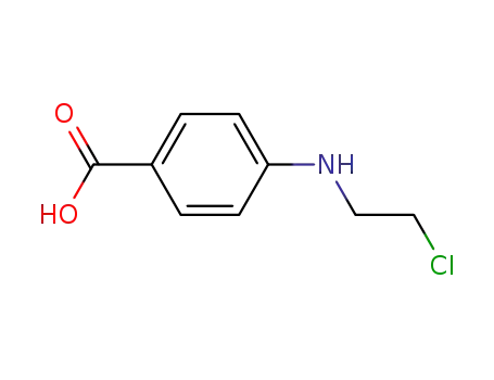Molecular Structure of 2045-23-0 (4-[(2-Chloroethyl)amino]benzoic acid)