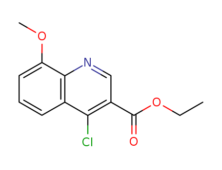 3-Quinolinecarboxylicacid, 4-chloro-8-methoxy-, ethyl ester cas  27568-05-4