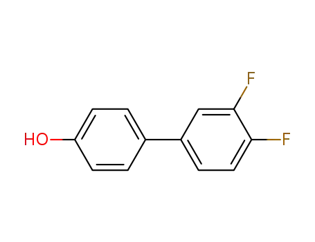 Molecular Structure of 108185-80-4 (3',4'-difluorobiphenyl-4-ol)