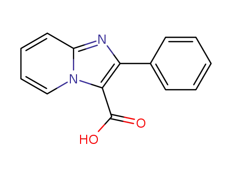 Molecular Structure of 123533-41-5 (2-PHENYLIMIDAZO[1,2-A]PYRIDINE-3-CARBOXYLIC ACID)