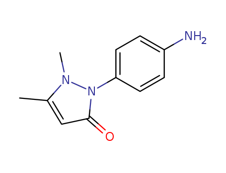 2-(4-Aminophenyl)-1,5-dimethyl-pyrazol-3-one cas  69267-59-0