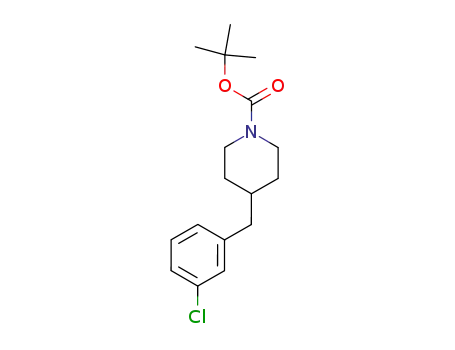 1-Piperidinecarboxylic acid, 4-[(3-chlorophenyl)methyl]-,
1,1-dimethylethyl ester