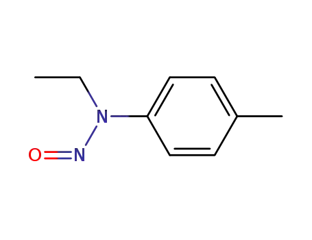 Molecular Structure of 939-28-6 (N-ethyl-N-(p-tolyl)nitrous amide)