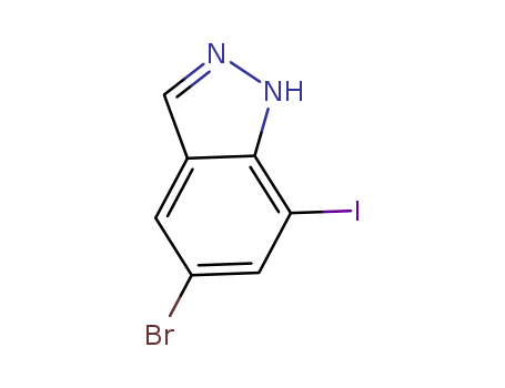 1H-Indazole, 5-bromo-7-iodo- cas  953410-86-1