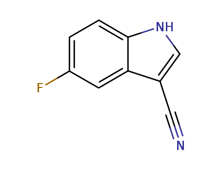 5-fluoro-1H-indole-3-carbonitrile cas no. 194490-15-8 98%