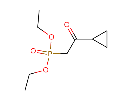 Molecular Structure of 67257-33-4 (Phosphonic acid, (2-cyclopropyl-2-oxoethyl)-, diethyl ester)