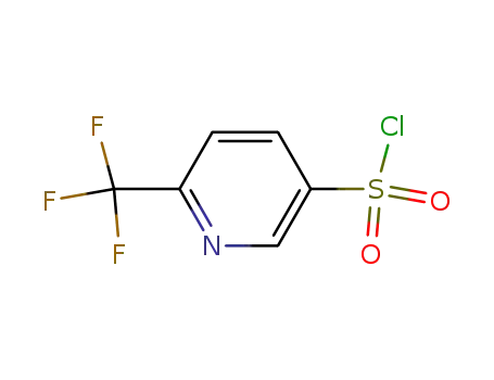 Molecular Structure of 959996-58-8 (6-Trifluoromethyl-3-pyridinesulfonyl Chloride)