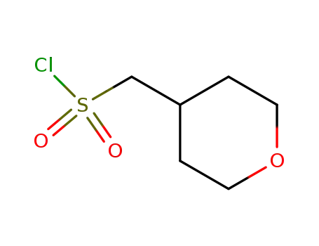 Molecular Structure of 264608-29-9 ((Tetrahydro-pyran-4-yl)-Methanesulfonyl chloride)