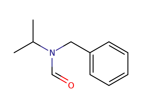 Molecular Structure of 20278-21-1 (Formamide, N-(1-methylethyl)-N-(phenylmethyl)-)