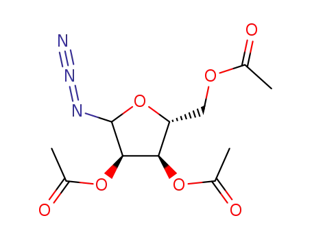 Acetic acid (2R,3R,4R)-4-acetoxy-2-acetoxymethyl-5-azido-tetrahydro-furan-3-yl ester