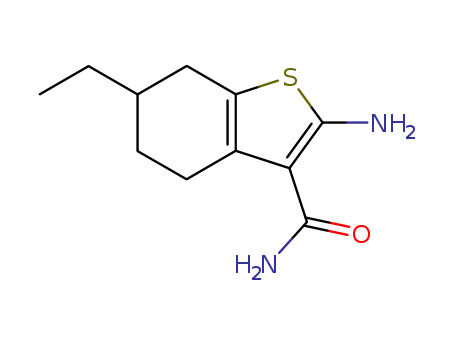 2-AMINO-6-ETHYL-4,5,6,7-TETRAHYDRO-BENZO[B]THIOPHENE-3-CARBOXYLIC ACID AMIDE