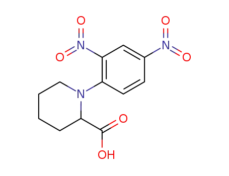 Molecular Structure of 17794-42-2 (2-Piperidinecarboxylic acid, 1-(2,4-dinitrophenyl)-)