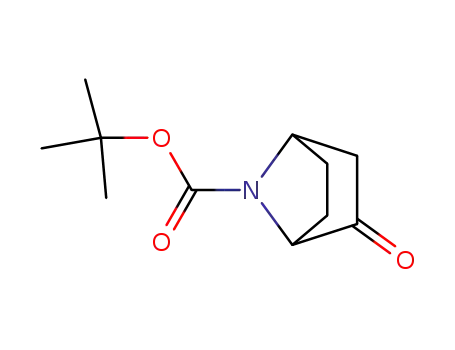 Molecular Structure of 152533-47-6 ((1R,4S)-tert-butyl 2-oxo-7-azabicyclo[2.2.1]heptane-7-carboxylate)
