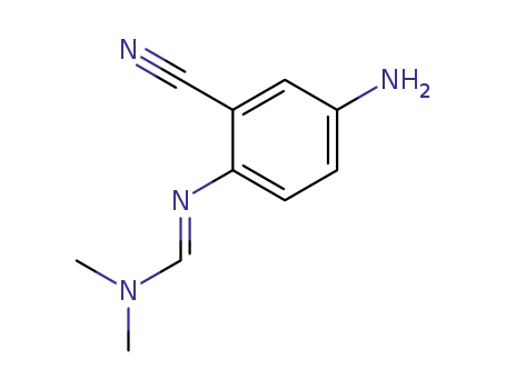 (E)-N'-(4-amino-2-cyanophenyl)-N,N-dimethylformimidamide