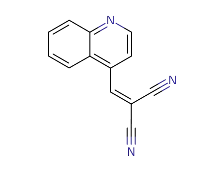 Molecular Structure of 133393-71-2 (Propanedinitrile, (4-quinolinylmethylene)-)