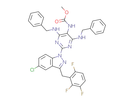 C<sub>34</sub>H<sub>27</sub>ClF<sub>3</sub>N<sub>7</sub>O<sub>2</sub>