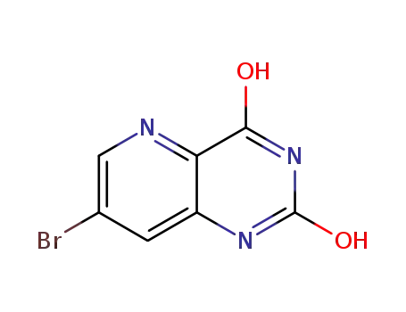 Molecular Structure of 1215074-37-5 (7-bromo-Pyrido[3,2-d]pyrimidine-2,4(1H,3H)-dione)