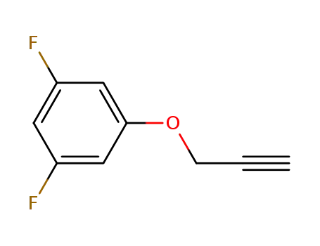 Molecular Structure of 457628-50-1 (Benzene, 1,3-difluoro-5-(2-propynyloxy)-)