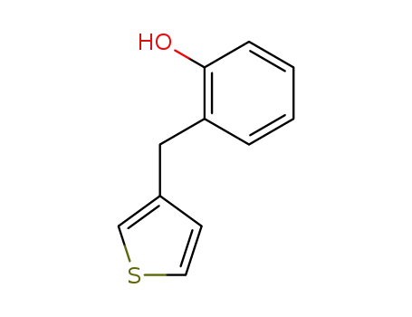 Molecular Structure of 109106-67-4 (2-(thiophen-3-ylmethyl)phenol)