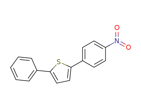 Molecular Structure of 51776-05-7 (Thiophene, 2-(4-nitrophenyl)-5-phenyl-)