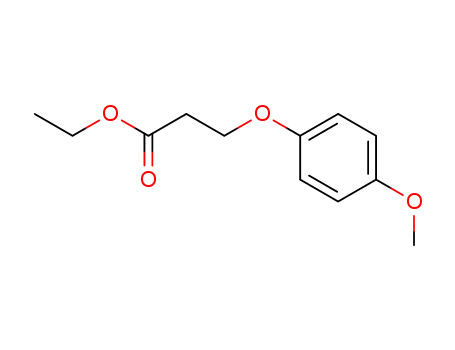 Molecular Structure of 82872-99-9 (ethyl 3-(4-Methoxyphenoxy)propanoate)