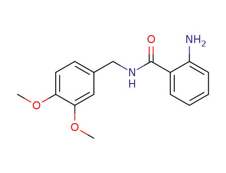 Molecular Structure of 723738-37-2 ((2-AMINOPHENYL)-N-((3,4-DIMETHOXYPHENYL)METHYL)FORMAMIDE)