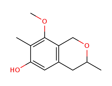 3,7-dimethyl-6-hydroxy-8-methoxyisochroman
