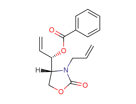 Benzoic acid (S)-1-((R)-3-allyl-2-oxo-oxazolidin-4-yl)-allyl ester