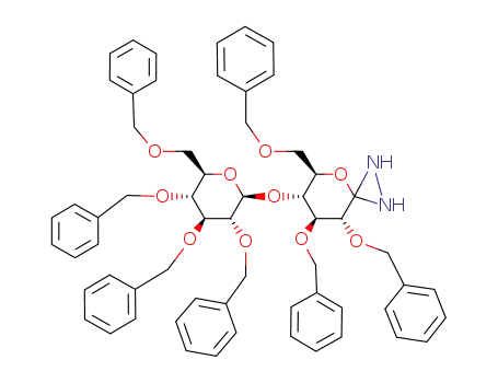 1,5-anhydro-2,3,6-tri-O-benzyl-4-O-(2,3,4,6-tetra-O-benzyl-β-D-glucopyranosyl)-1-hydrazi-D-glucitol