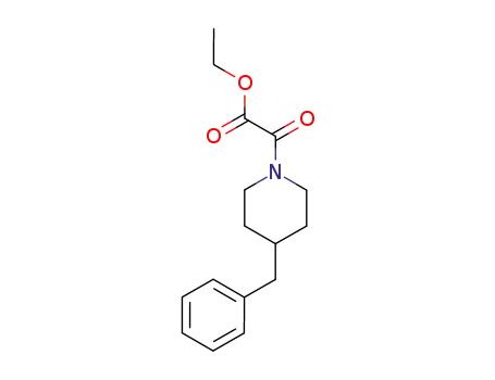 Molecular Structure of 349119-55-7 ((4-benzylpiperidin-1-yl)-oxoacetic acid ethyl ester)