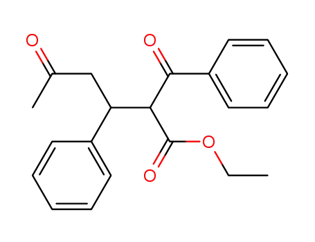 Benzenepropanoic acid, a-benzoyl-b-(2-oxopropyl)-, ethyl ester