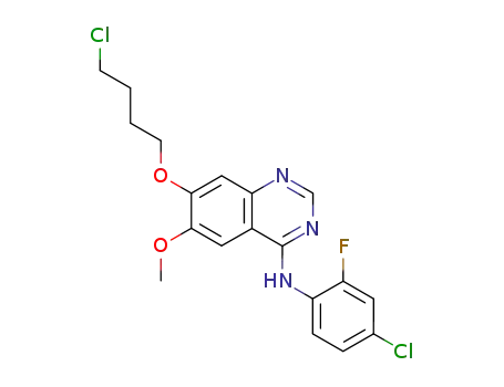 7-(4-Chlorobutoxy)4-(4-chloro-2-fluoroanilino)-6-methoxyquinazoline